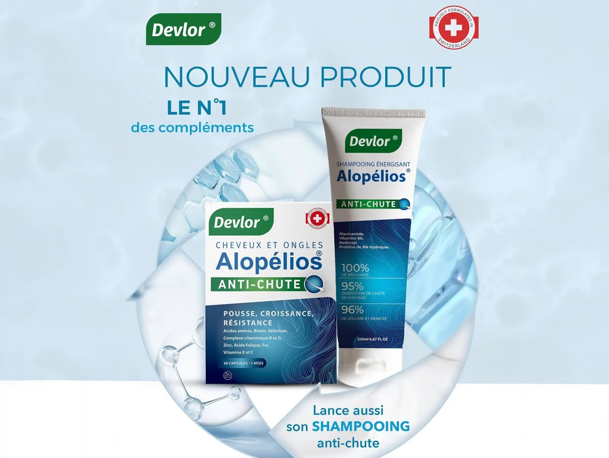 Devlor Alopélios product launch visual